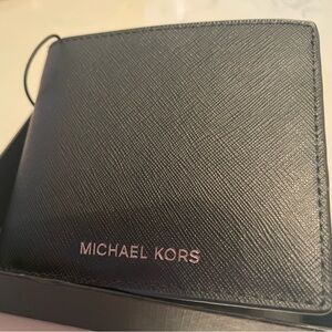 Michael Kors Black Leather Card Holder